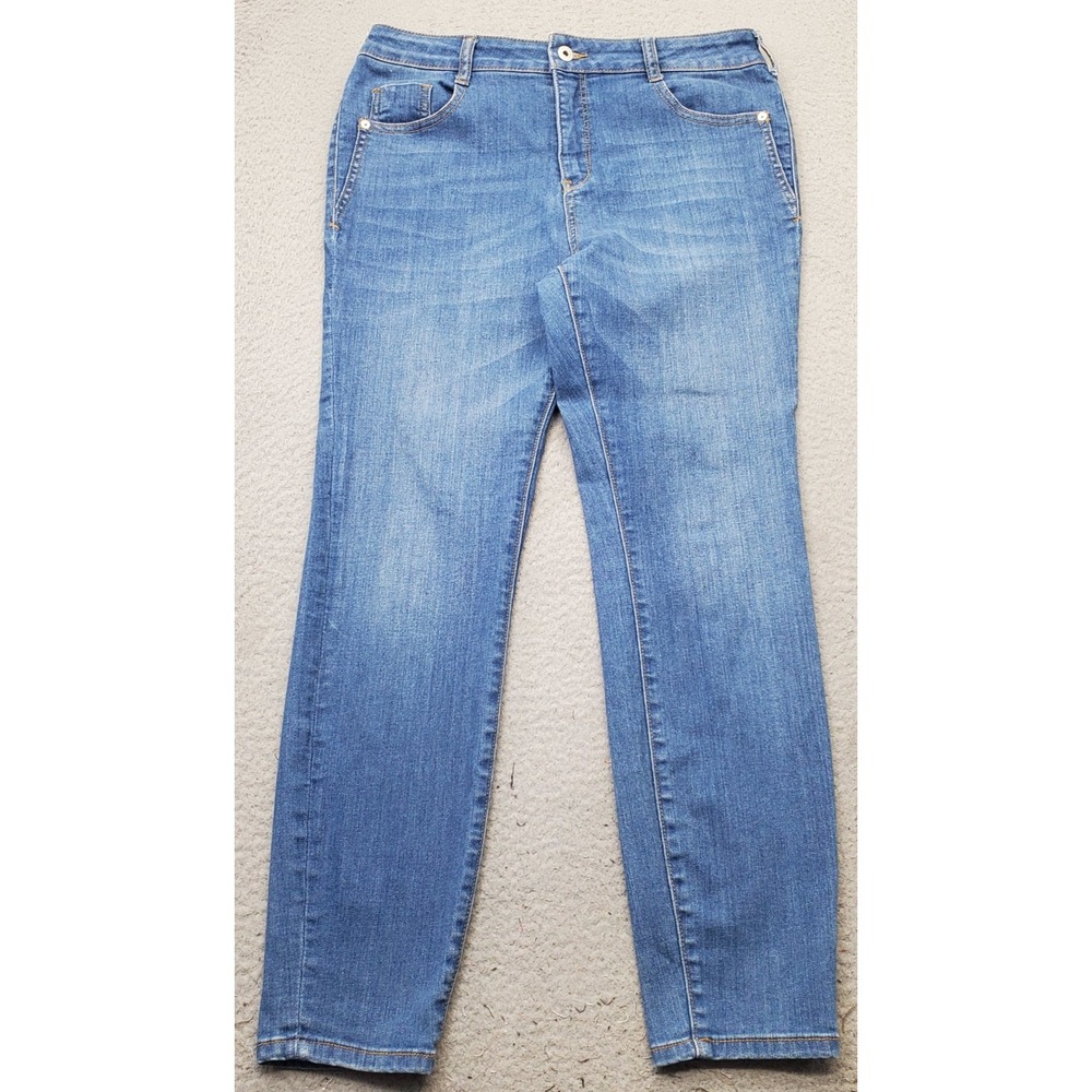 Pilcro and the Letterpress Skinny Jeans Womens 31 Blue‎ Denim Legging High Rise